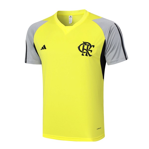 Camiseta Entrenamiento Flamengo 2024/25 Amarillo Gris